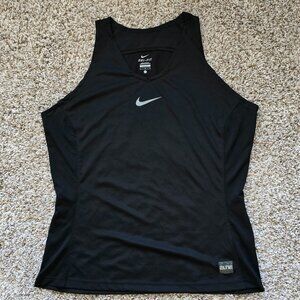 Nike Men’s Black Running Singlet – Size Large